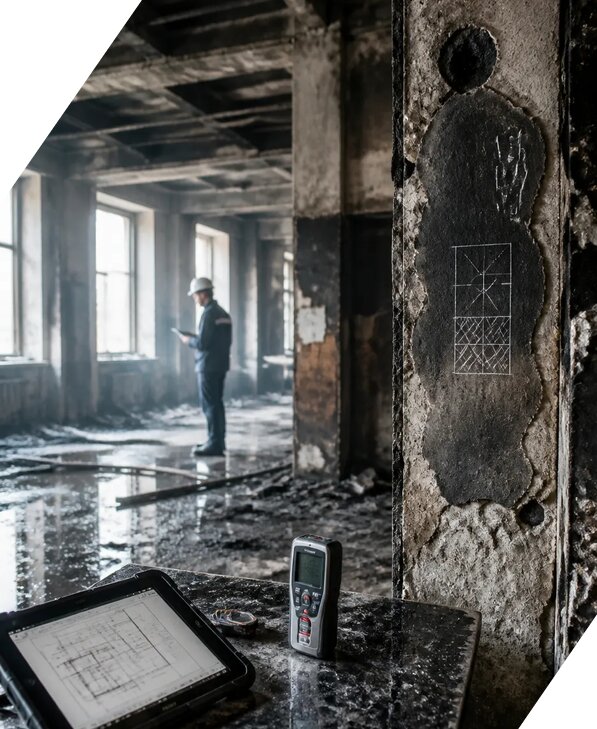 Обследование зданий после пожара в Калининграде от 15177 р. | ЭкспертизаРоссия